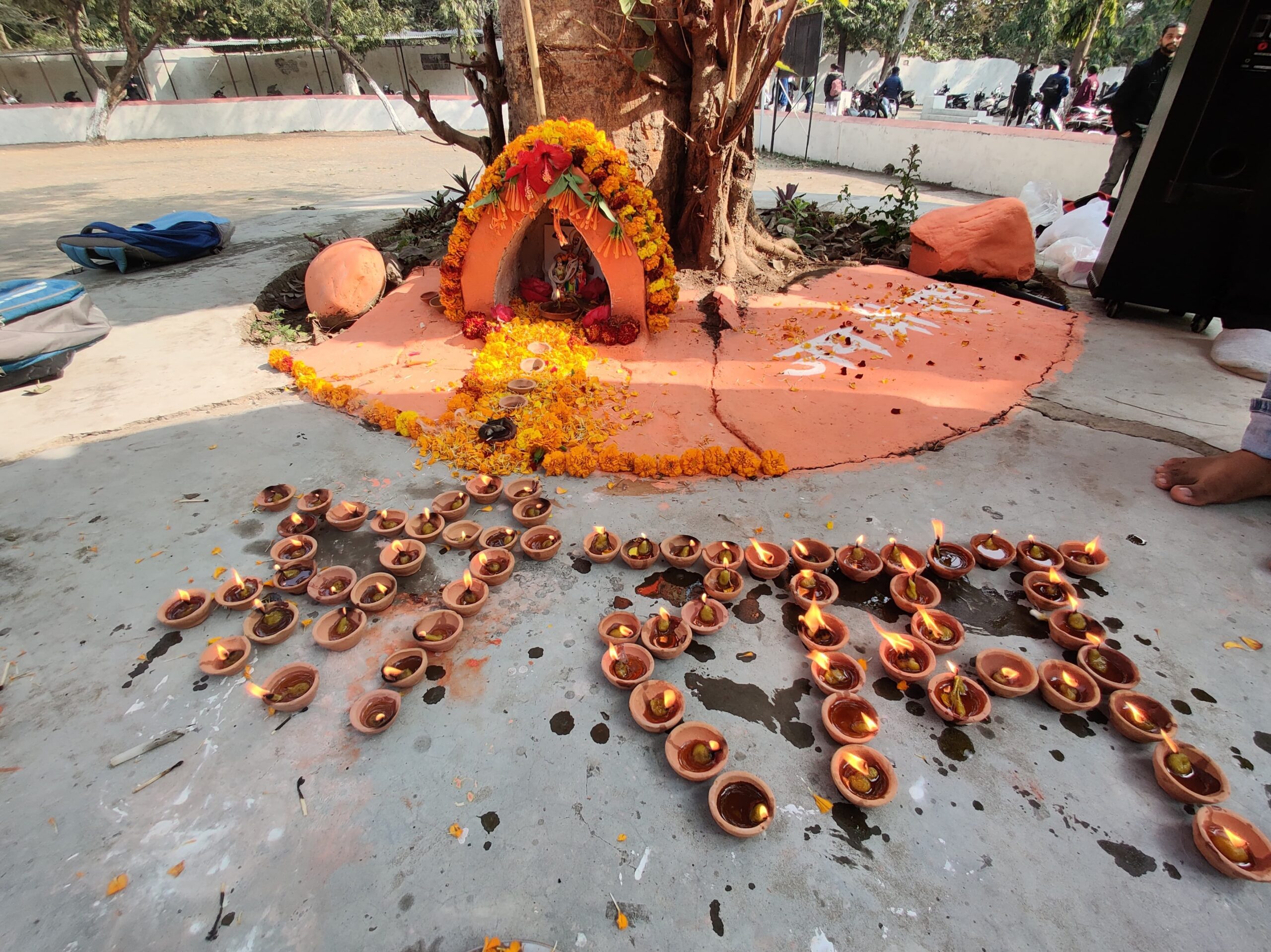 कोटद्वार महाविद्यालय में एबीवीपी ने हनुमान चालीसा और श्रीराम स्तुति पाठ किया