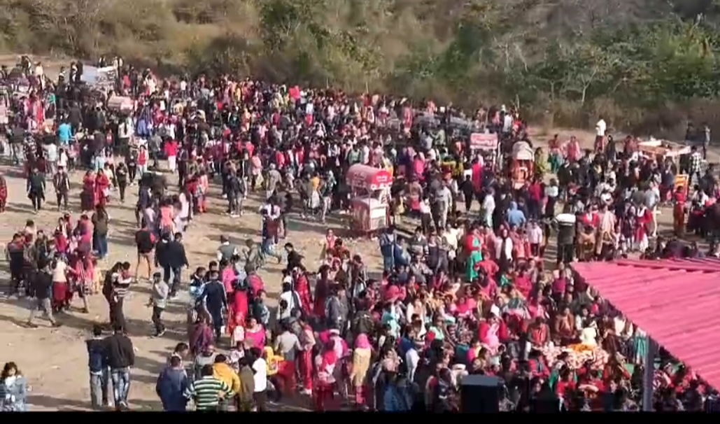 1669 से हर साल हो रहा है सांगुड़ा का एतिहासिक  गेंदमेला