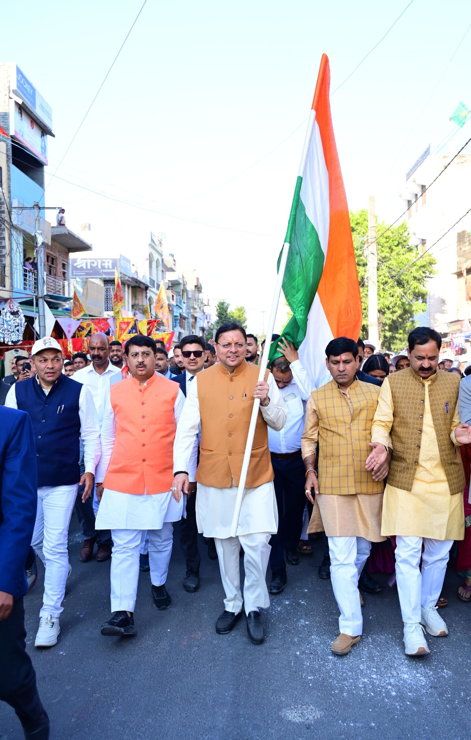 *मुख्यमंत्री धामी की टनकपुर में ‘एकता पदयात्रा’, युवाओं को स्वदेशी व नशा मुक्त भारत के लिए किया प्रेरित*